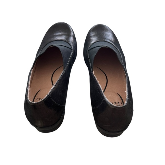 Dansko Women's Ann Slip On Elastic Shoes Loafers bronze Leather 41 / US 10.5-11 - Picture 4 of 6